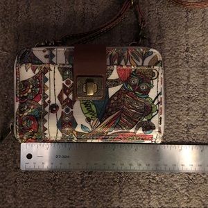 Sakroots Wristlet/Crossbody Purse Wallet